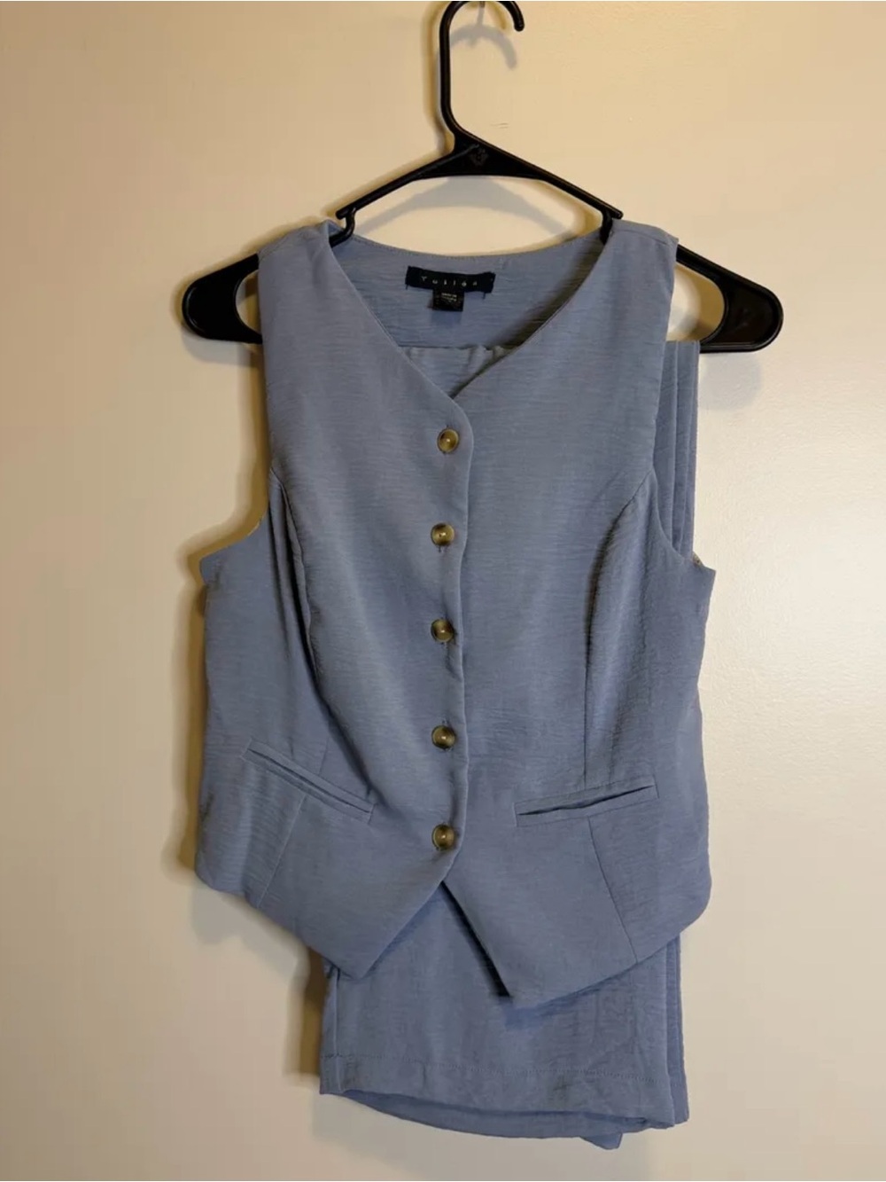 Light Blue vest and pants set